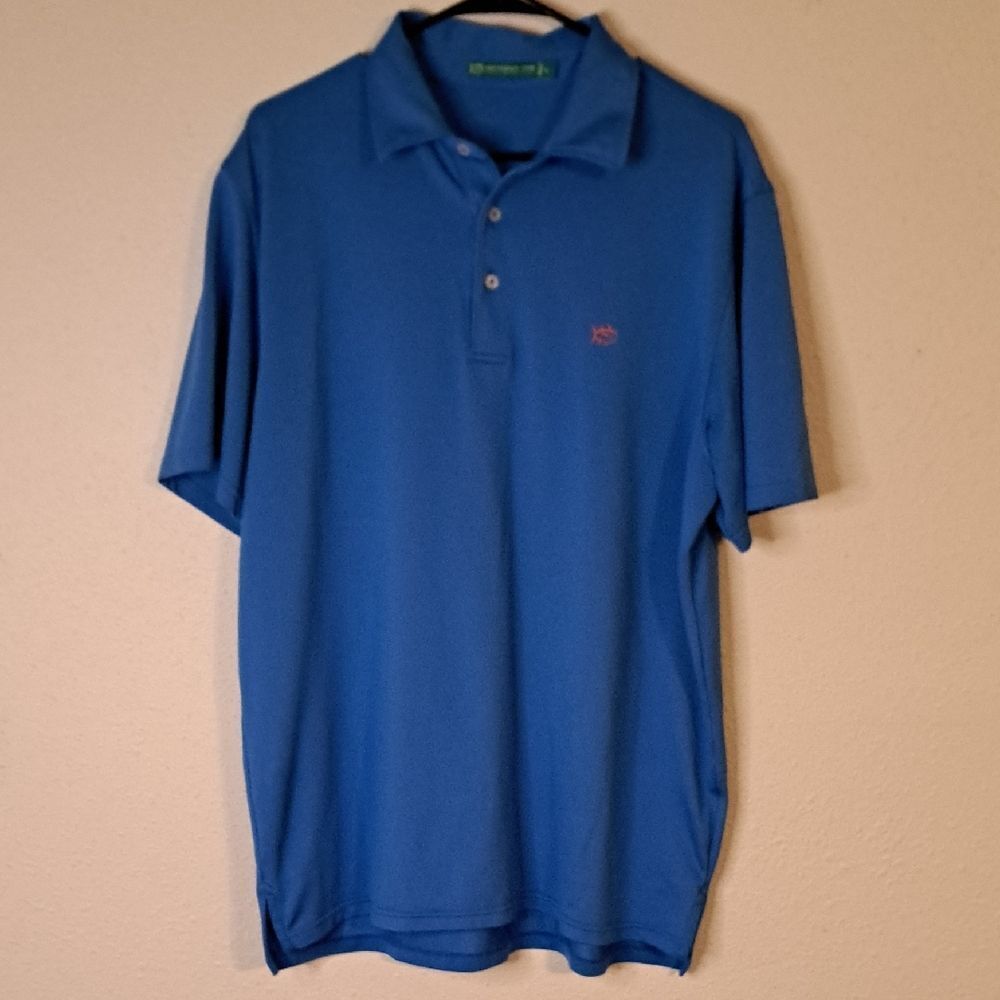 Southern Tide Blue Polo Shirt size large